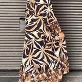 Robe de vacances ample imprimée