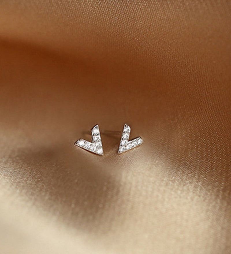 Boucles d'oreilles étoile en argent massif