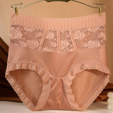 Culotte Taille Haute En Dentelle Pour Femmes