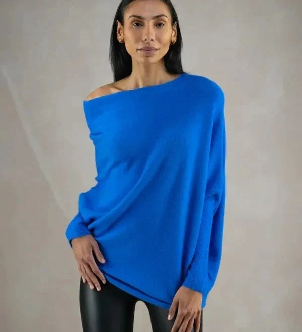 Amaris | Pull oversize à col convertible pour femme