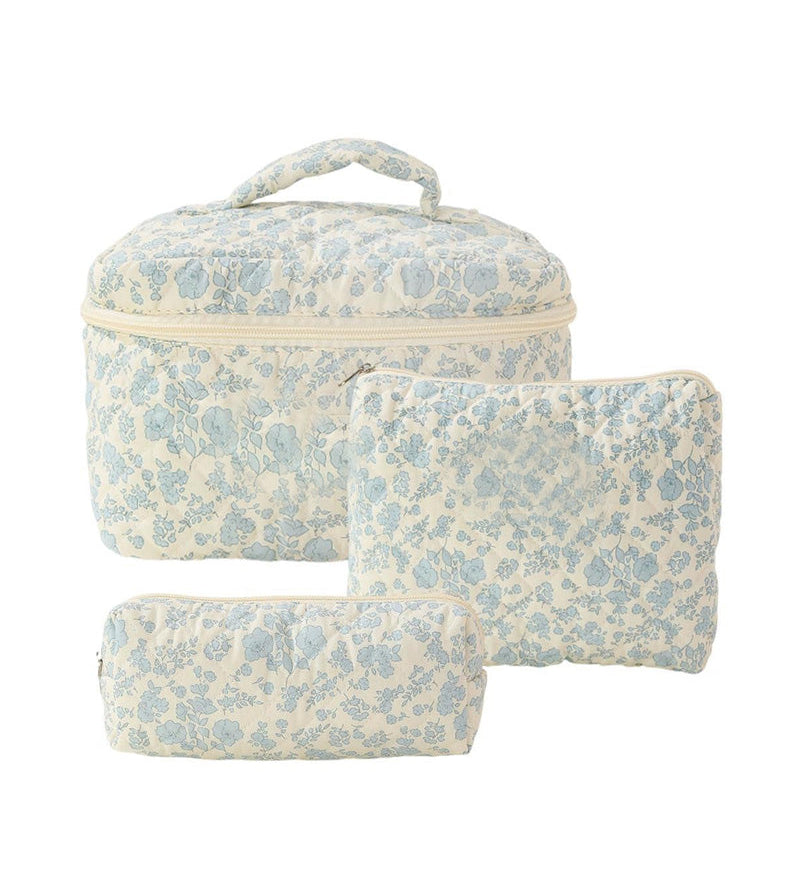 Ensemble de trousses de maquillage trois pièces