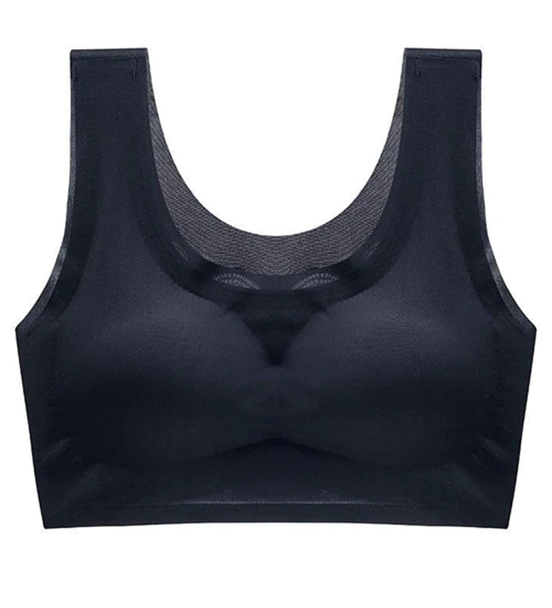 Soutien-gorge confort en soie de glace ultra-mince taille plus