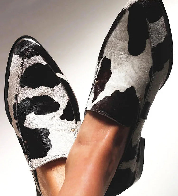 Becca - Chaussures à Imprimé Vache