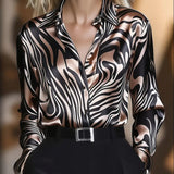 Chemise Imprimée Élégante Et Tendance