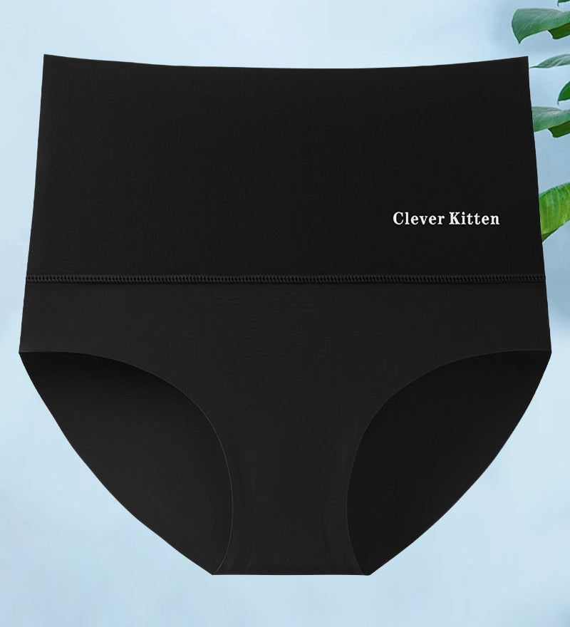 Culotte courte simple sans couture taille haute