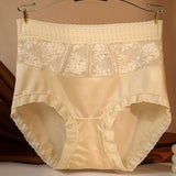 Culotte Taille Haute En Dentelle Pour Femmes