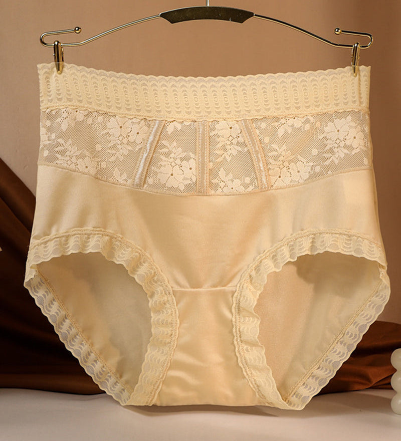 Culotte Taille Haute En Dentelle Pour Femmes
