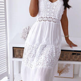 Robe bohème en dentelle