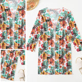 Bikinis à imprimé floral et cache-maillot