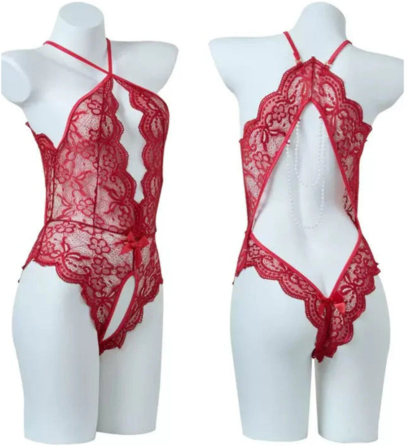 Lingerie Dentelle Sans Dos Une Pièce