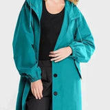 Lewis | Veste imperméable avec fermeture à boutons pour femme