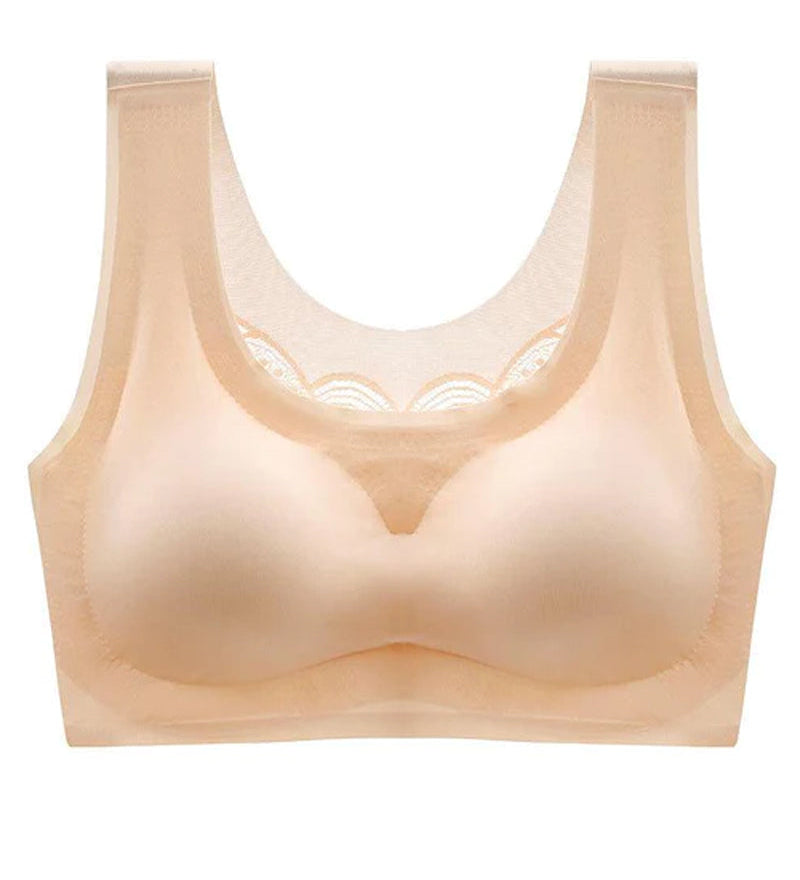 Soutien-gorge confort en soie de glace ultra-mince taille plus