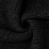Pull Col Montant Imprimé Contrasté