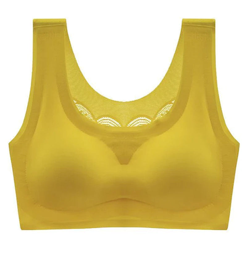 Soutien-gorge confort en soie de glace ultra-mince taille plus
