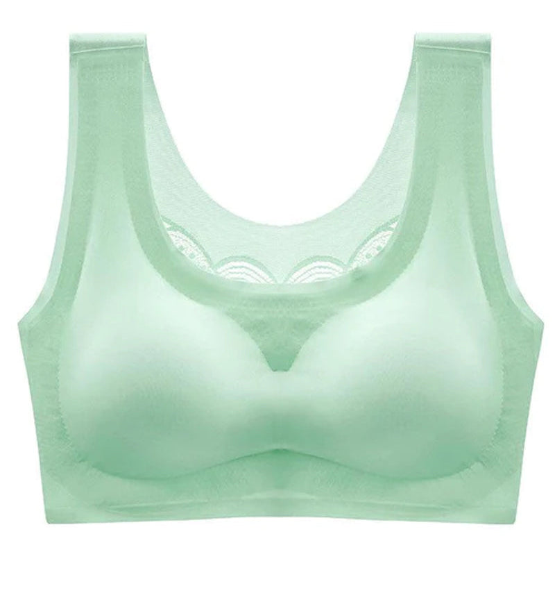 Soutien-gorge confort en soie de glace ultra-mince taille plus