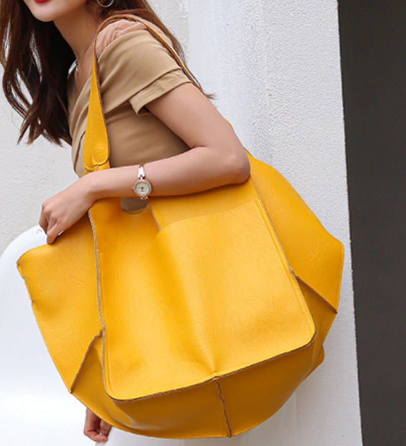 Sacs à main en cuir grande capacité pour femme