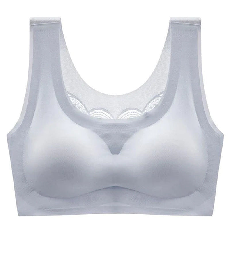 Soutien-gorge confort en soie de glace ultra-mince taille plus