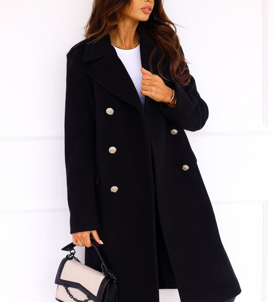 Jailyne | Manteau trench avec col à revers pour femme
