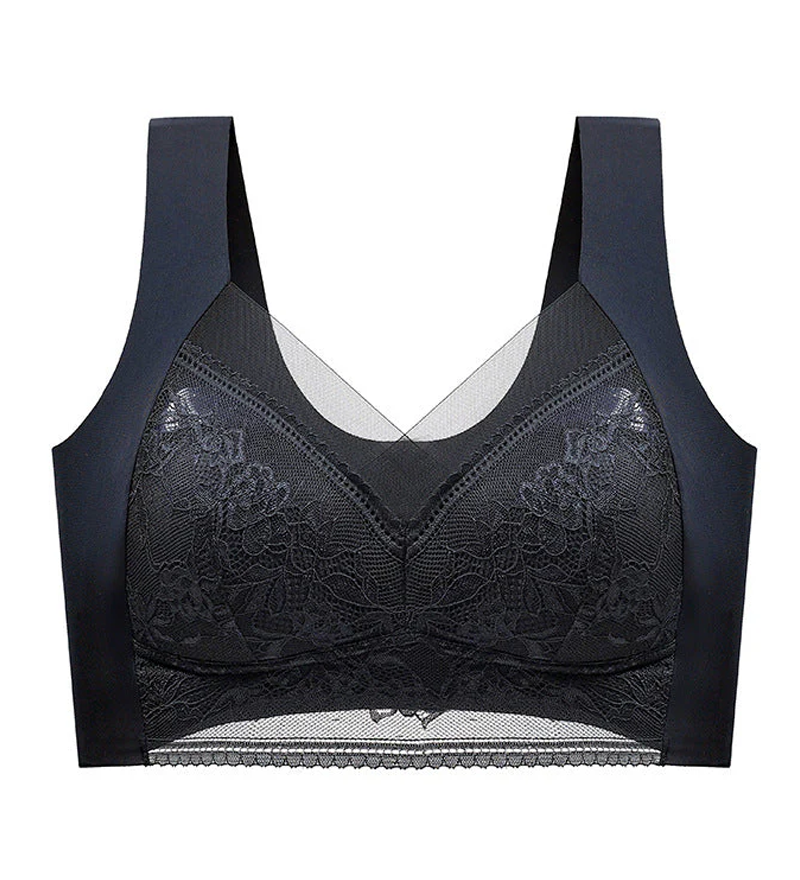 👙 Super Confortable Et Doux Soutien-Gorge Dentelle Pour Femmes Sans Armature