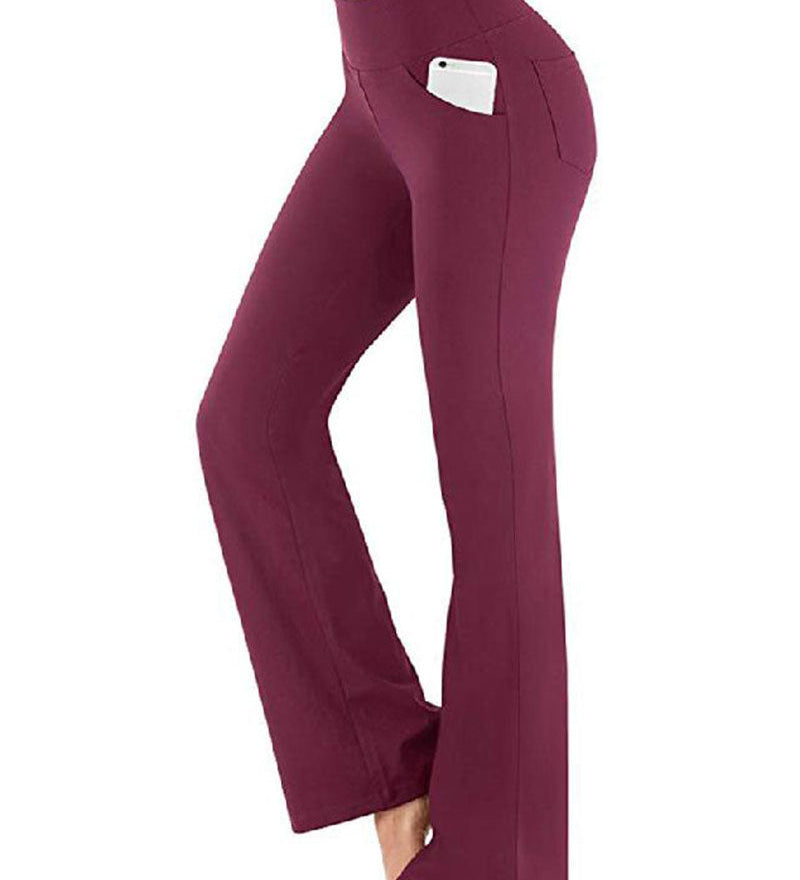 Women's High Waist and Flared Leg Yoga Pants
