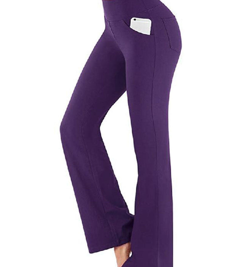 Women's High Waist and Flared Leg Yoga Pants