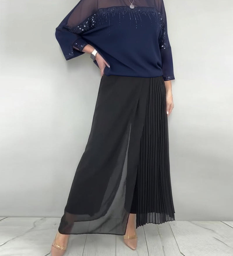 Blouse Maillage Éclaté Loose