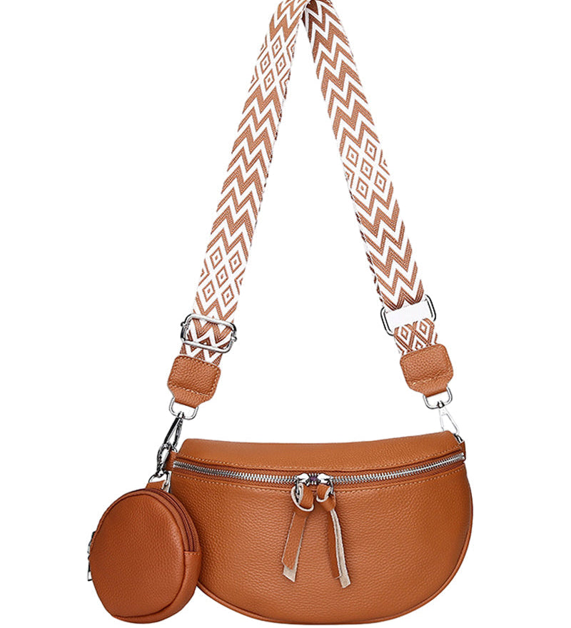 Sac à bandoulière en cuir pour femme