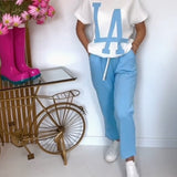 Définir Casual Letter Print Sports