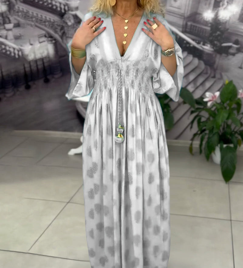 Robe Ample Imprimé Vacances Taille Maxi