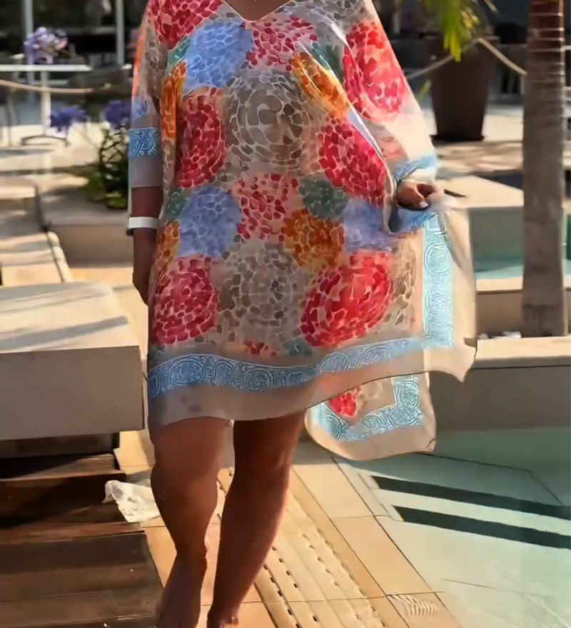 Paréo Imprimé Resort Maillot de Bain