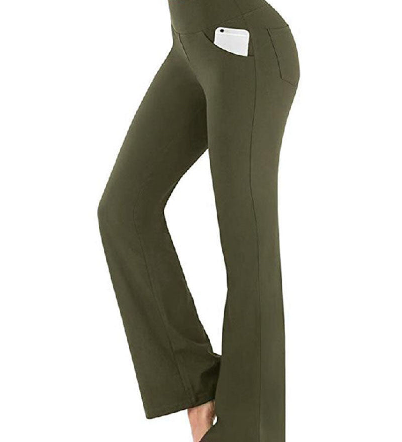 Women's High Waist and Flared Leg Yoga Pants