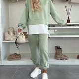 Ensemble Décontracté Sweat à Capuche Et Pantalon