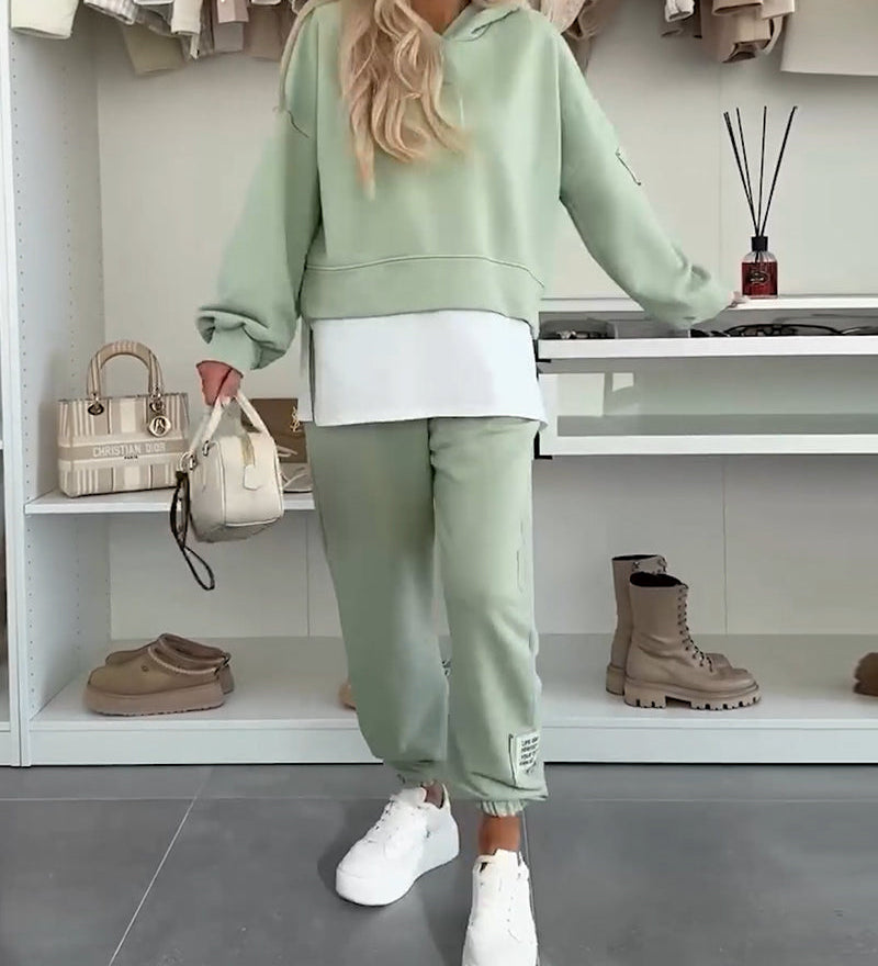 Ensemble Décontracté Sweat à Capuche Et Pantalon