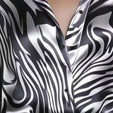 Chemise Imprimée Élégante Et Tendance