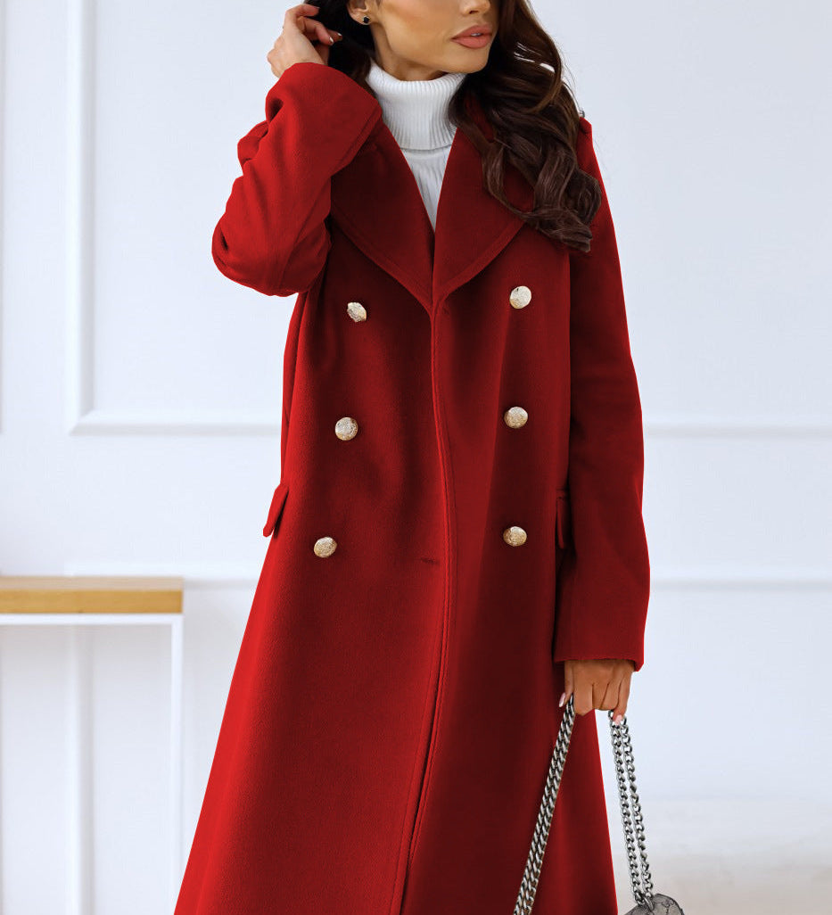 Jailyne | Manteau trench avec col à revers pour femme