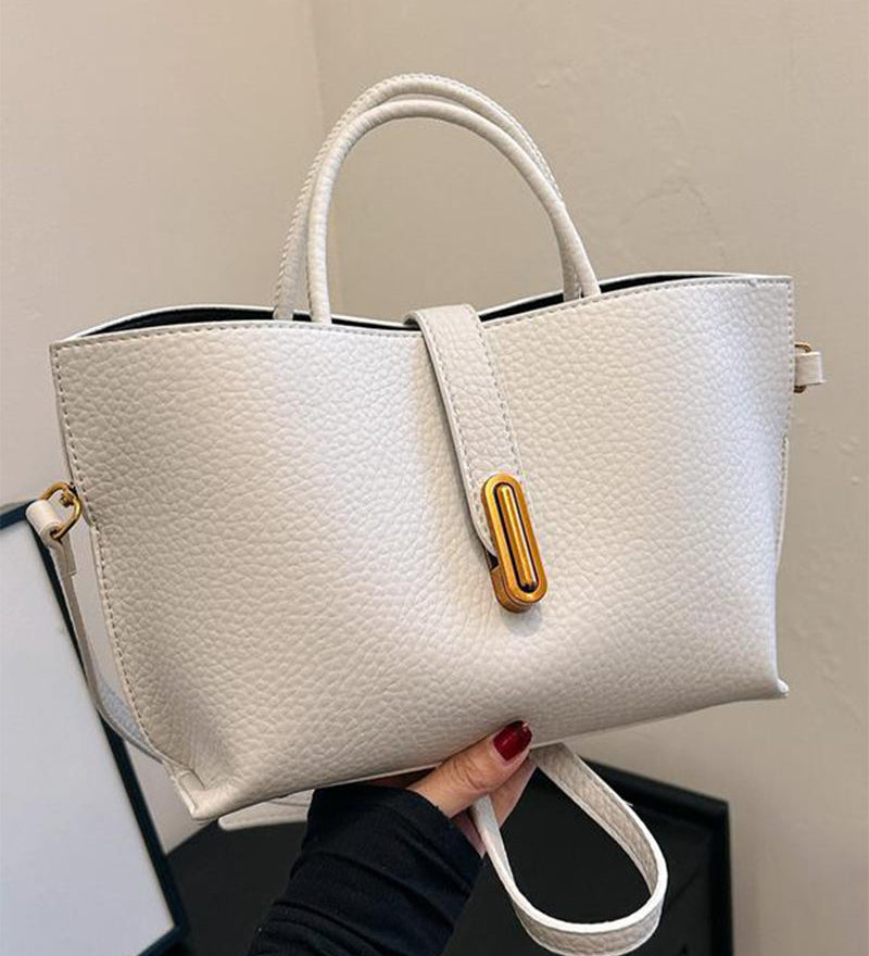 Sac À Main Élégant Uni Pour Femmes De Style Français