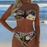 Bikini Bloc De Couleur Bralette
