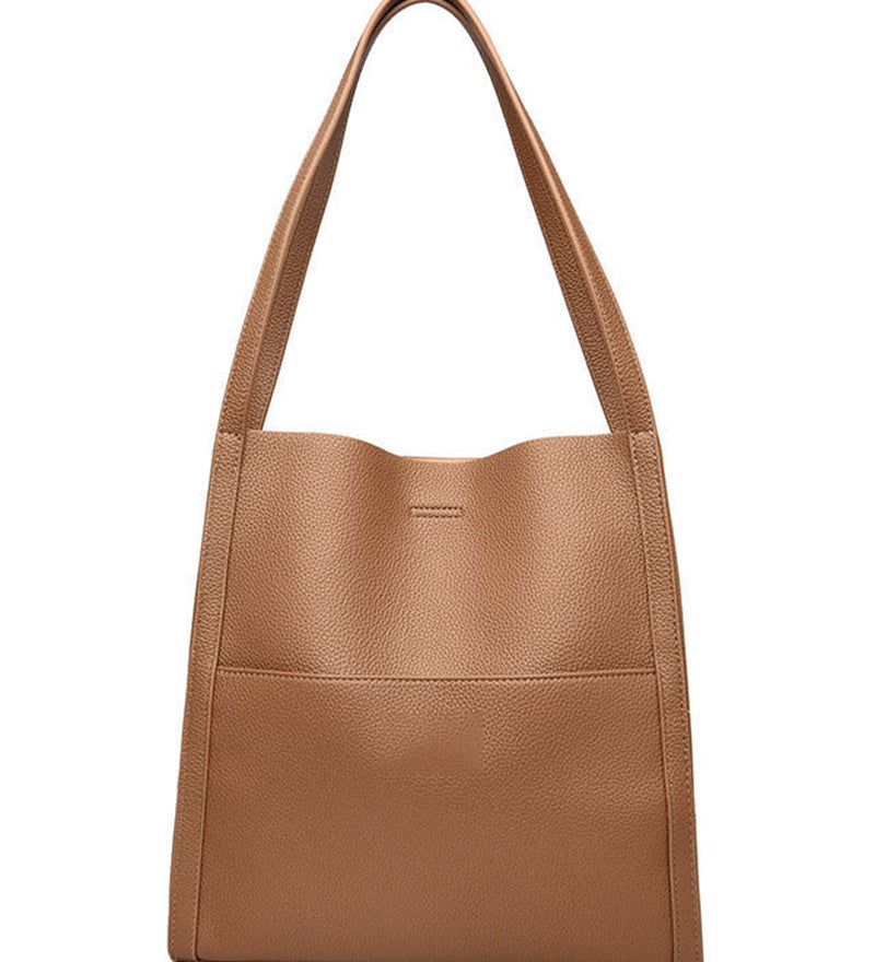 Sac à bandoulière simple de couleur unie