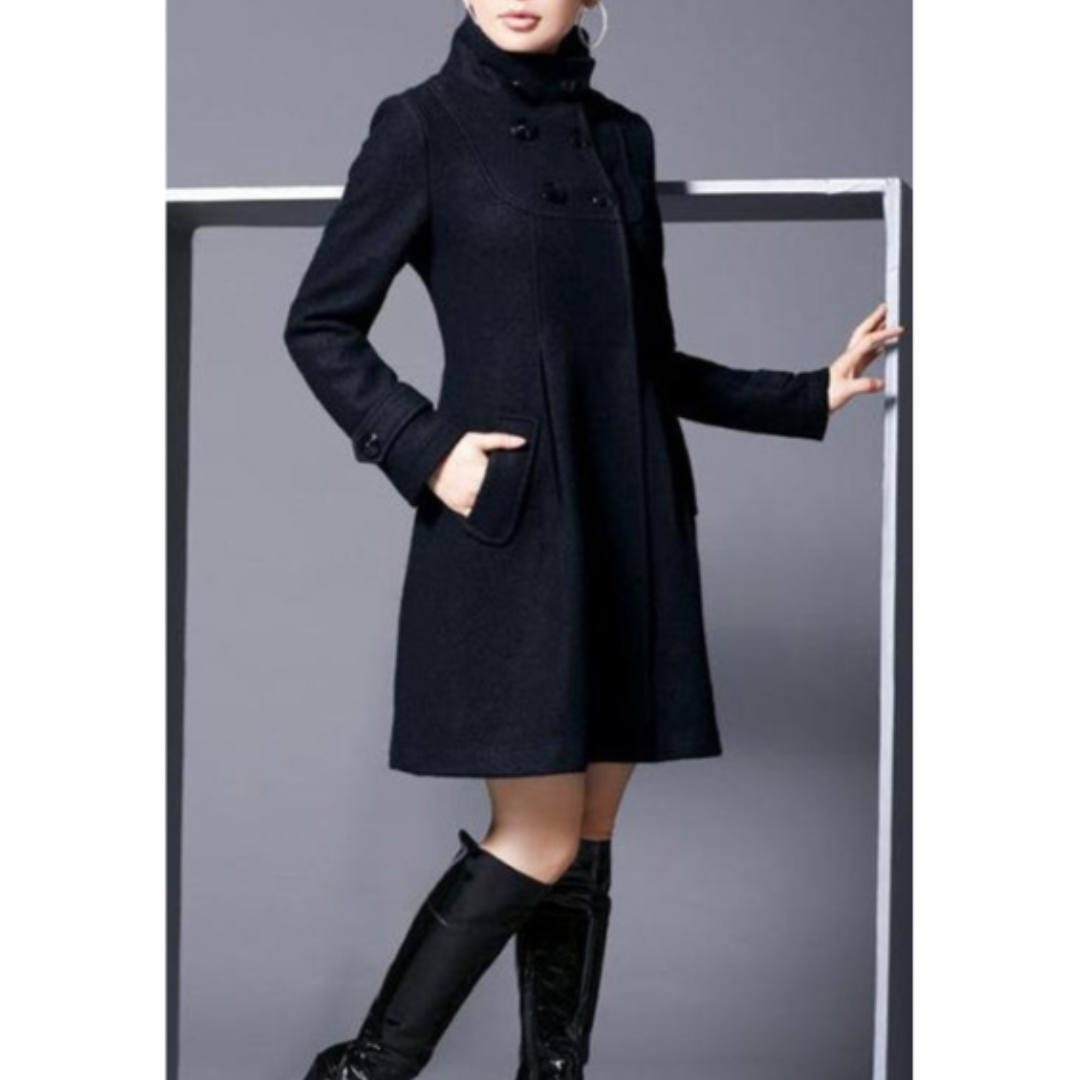 Hannelore | Manteau à capuche au design hivernal élégant pour femme
