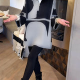 Pull À Demi-Zip Avec Col Montant Tendance