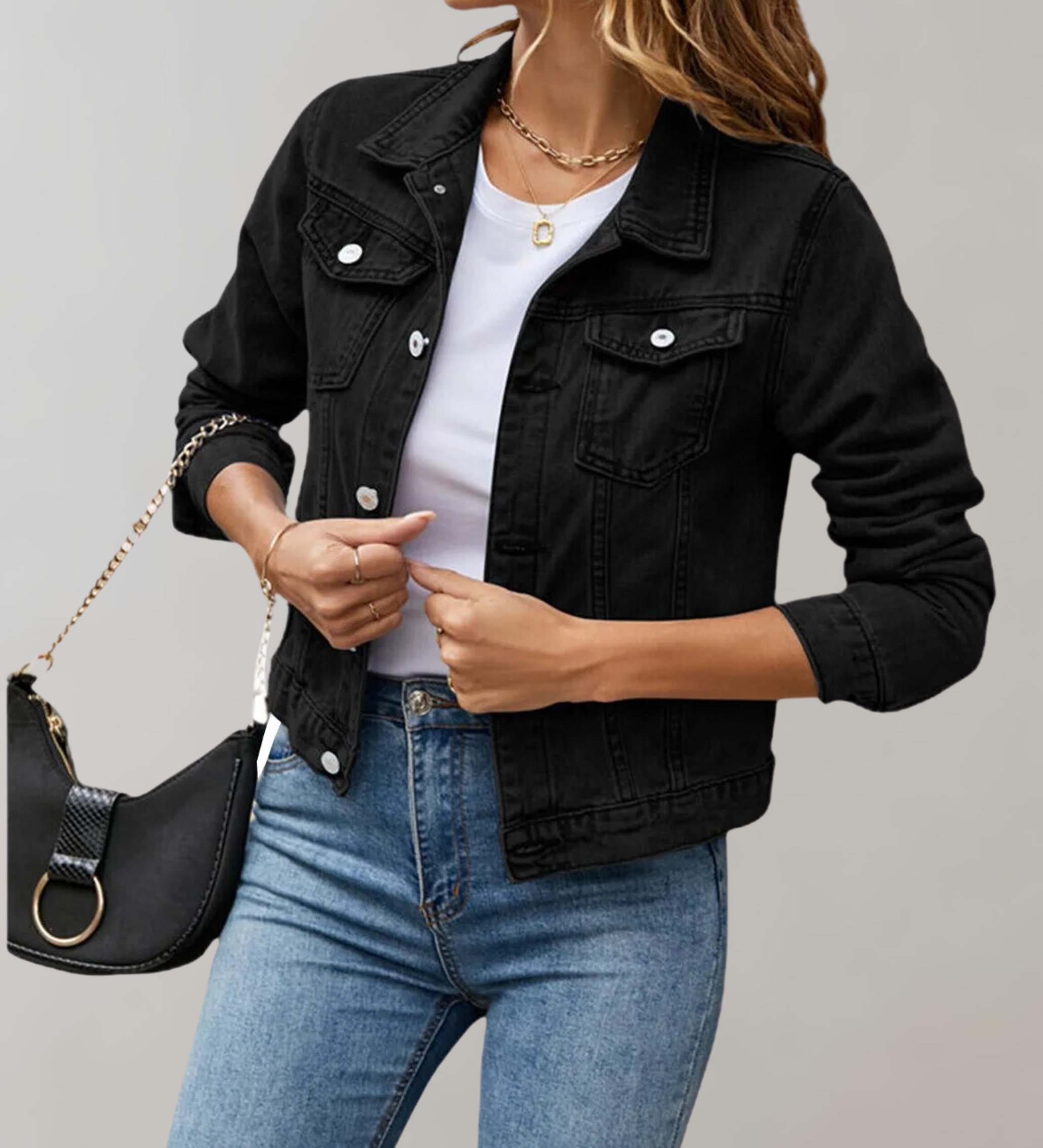 Lucinda | Chemise Décontractée à Manches Longues avec Col Simple pour Femme