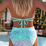 Bikini Dos Nu Sexy Soutien-Gorge Imprimé