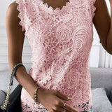 Adalina | Blouse d'Été en Dentelle sans Manches pour Femme