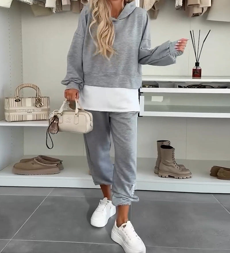 Ensemble Décontracté Sweat à Capuche Et Pantalon