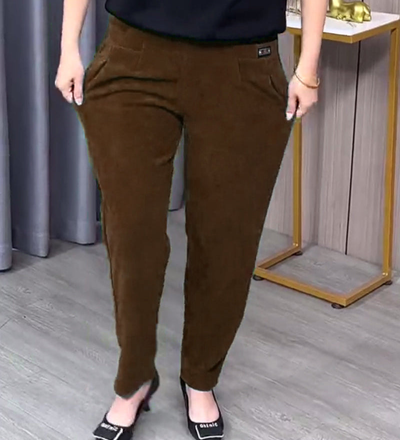 Pantalons Skinny Extensibles Unis