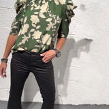 Blouse Manche Bouffante Volant