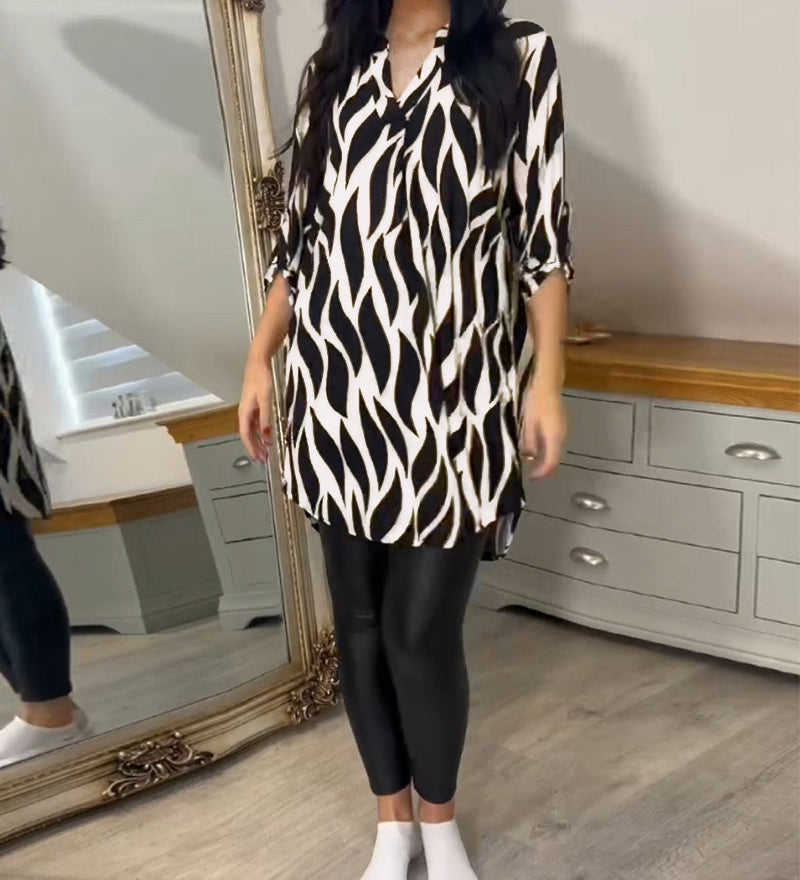 Blouses polyvalentes décontractées pour femme