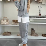 Ensemble Décontracté Sweat à Capuche Et Pantalon