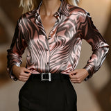 Chemise Imprimée Élégante Et Tendance