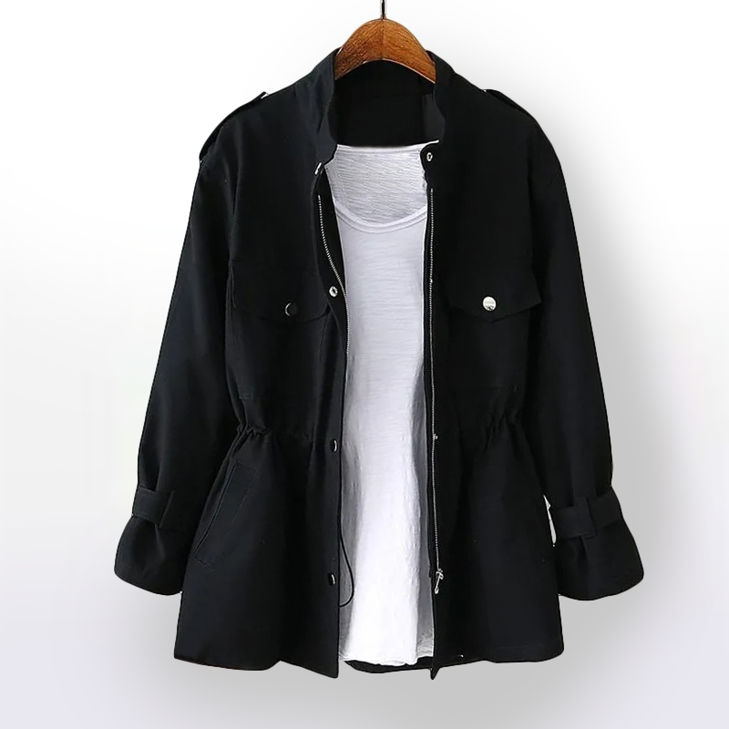 Yara | Manteau trench à coupe ajustée pour femme